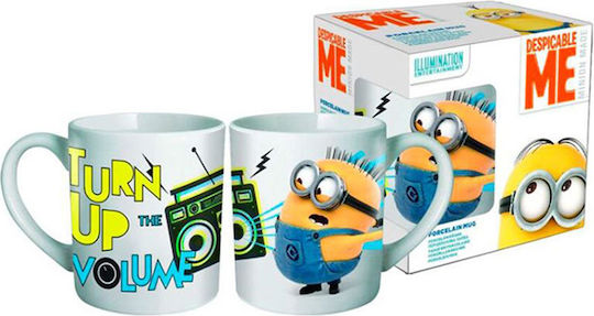 Universal Studios Minions Τurn Up the Volume Κούπα από Πορσελάνη Λευκή Universal Studios Minions Τurn Up the Volume Κούπα από Πορσελάνη Λευκή