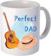 Perfect Dad Ceramic Cup White