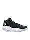 Junior Jet 2021 Kinder Sportschuhe Basketball mit Schnürsenkeln Schwarz