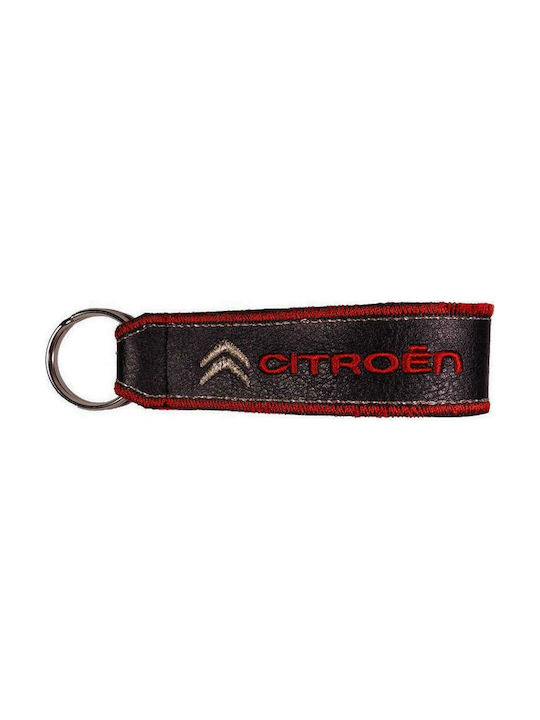 Keychain Citroen Piele Negru