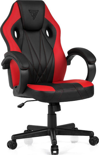 SENSE7 Prism Artificial Leather Gaming Chair Red Skroutz.cy