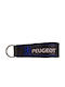 Keychain Peugeot Piele Negru