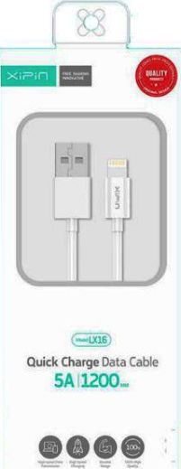 Xipin LX16 USB-A zu Lightning Kabel Weiß 1m (DRI0170LX16-1.2M)