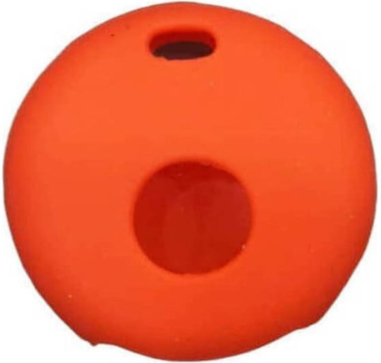 Silicone Car Key Cover Case with 1 Buttons for Smart Orange
