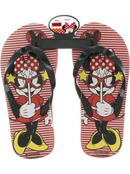 Kids' Flip Flops Minnie Red Minnie Mouse