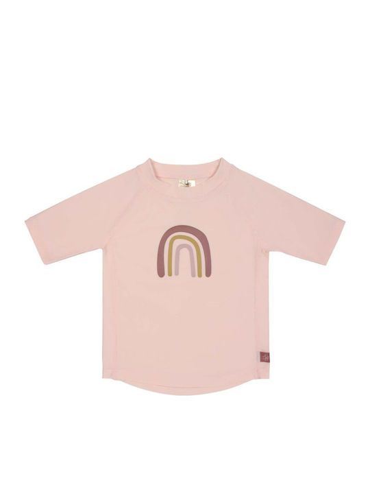 Laessig Rainbow Kids Swimwear Rashguard Pink