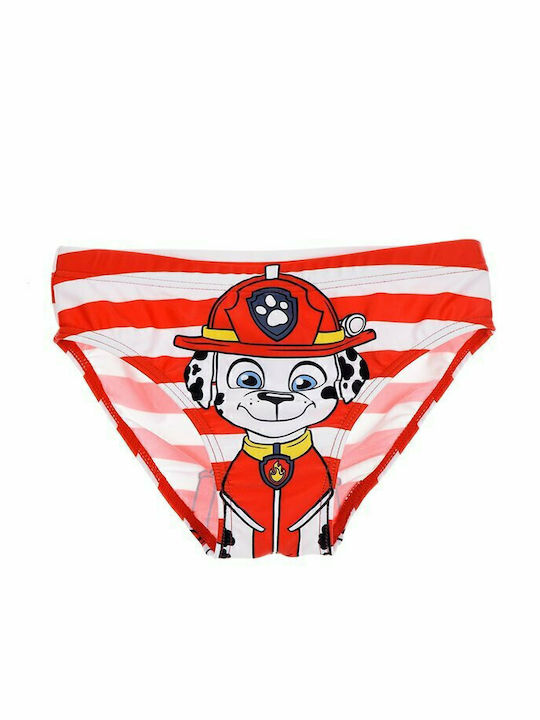 Licensed 4U ER1853 Paw Patrol Παιδικό Μαγιό Σλιπ Κόκκινο