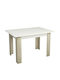 Radina Table Kitchen Wooden White 120x80x75cm 1219920695