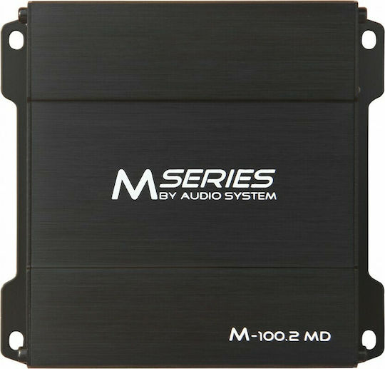 Audio System M100.2 Car Audio Amplifier 2 Channels Class A/B