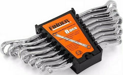 Finder Set 8 Double Polygon Wrench Bent