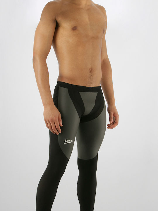 Speedo Lazer Newelite Legskin 018040001 Мъжки Състезателен Бански за плуване Черен