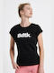 BodyTalk 1212-900028 Women's Athletic T-shirt Black