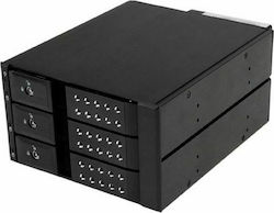 StarTech 3 Bay Aluminum Trayless Hot Swap Mobile Rack Backplane