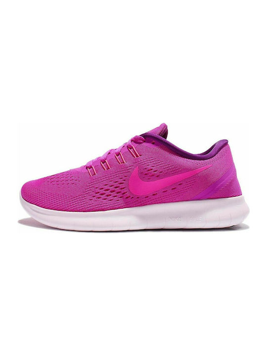 Free Run Damen Sportschuhe Laufen Fire Pink / Pink Blast / Blue Glow / Light Volt
