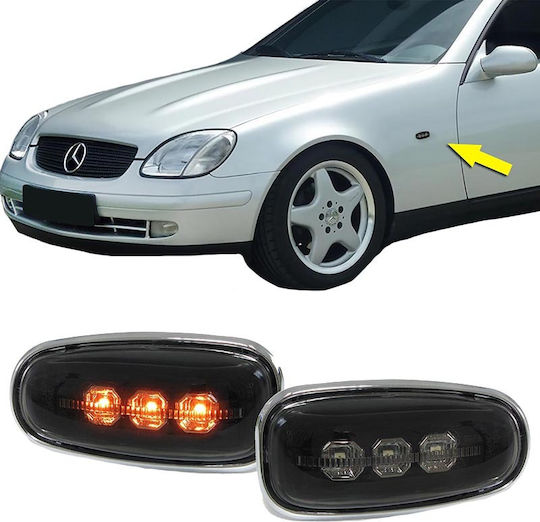 Flash Led for Mercedes-Benz SLK C /W/E/CLK/SLK/Vito/Sprinter Wing fender flaps 2pcs