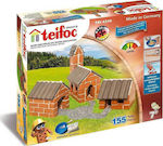 Teifoc Construction & Building Toy Χτίζοντας με Πραγματικά Τουβλάκια 'Χωριό' Kid 7++ years