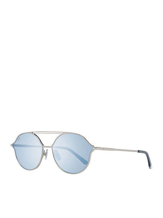 Web WE0198 16X Unisex Sunglasses with Silver Me...