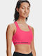 Under Armour Crossback Mid Women's Sports Bra without Padding Pink