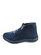 FAME Kids Slipper Ankle Boot Navy Blue