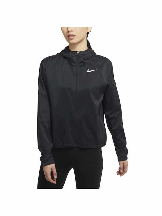 Nike Sportswear Γυναικείο Μπουφάν Running Μαύρο