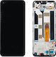 Realme Οθόνη με Μηχανισμό Αφής και Πλαίσιο για Realme 8/8 Pro (Μαύρο)