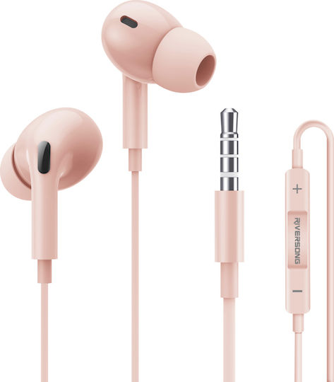 Riversong Melody J3 In-Ear Freihändig Kopfhörer mit Stecker 3.5mm Rosa