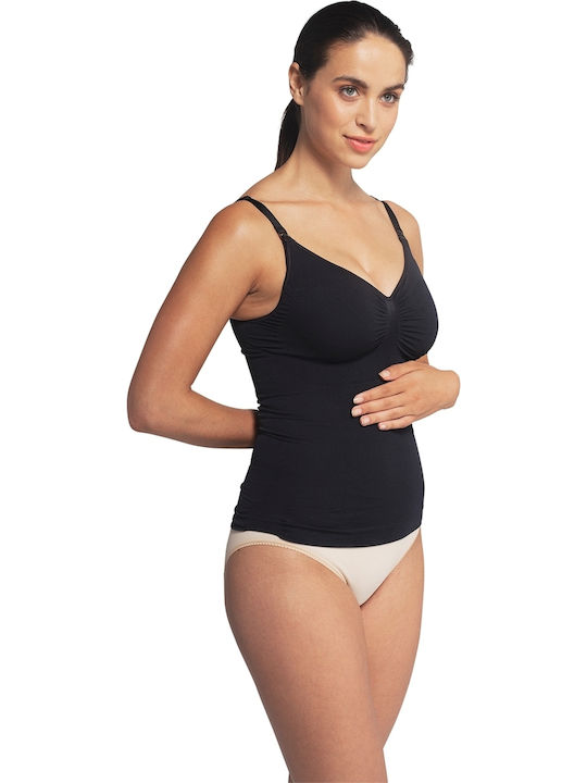 Carriwell Seamless Maternity Undershirt Black