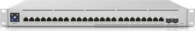 Ubiquiti UniFi Switch Enterprise Managed L3 PoE+ Switch with 24 Ethernet Ports and 2 SFP Ports