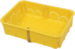 Courbi Recessed Electrical Box Branching for Drywall in Yellow Color 08-21044-155