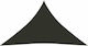 vidaXL Triangle Shade Sail Gray With Hoop & wit...