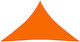 vidaXL Триъгълник Shade Sail Оранжев С парчета & с PU покритие 3.5x3.5m изработен от плат Oxford
