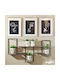 Inart Фигури Трикратен Картина Платнен 30x40см