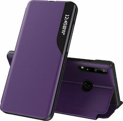 Hurtel Eco Leather View Synthetic Leather Book Purple (Huawei P40 Lite E)