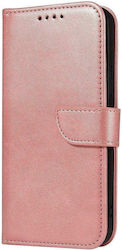 Hurtel Magnet Elegant Book Δερματίνης Ροζ (Poco...