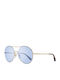 Web WE0286 30V Sonnenbrillen mit Gold Rahmen und Blau Linse WE0286 30V