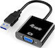 Equip Converter USB-A male to VGA female 1pcs 133384