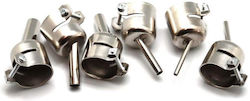 Soldering Station Accessories Set of Hot Air Nozzles Curved 45° Set 6 Pieces 1110402040051