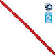 GloboStar Fabric Cable 2x0.75mm² in Red Color 1...