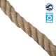 GloboStar Υφασμάτινο Καλώδιο 3x0.75mm² σε Μπεζ Χρώμα 1m Διαμέτρου 30mm 77647