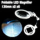Opto Lupe mit Licht x2 130mm