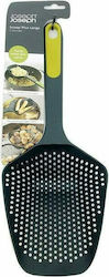 Joseph Joseph Shallow Kitchen Spoon Colander Silicone Black 35cm 1pcs