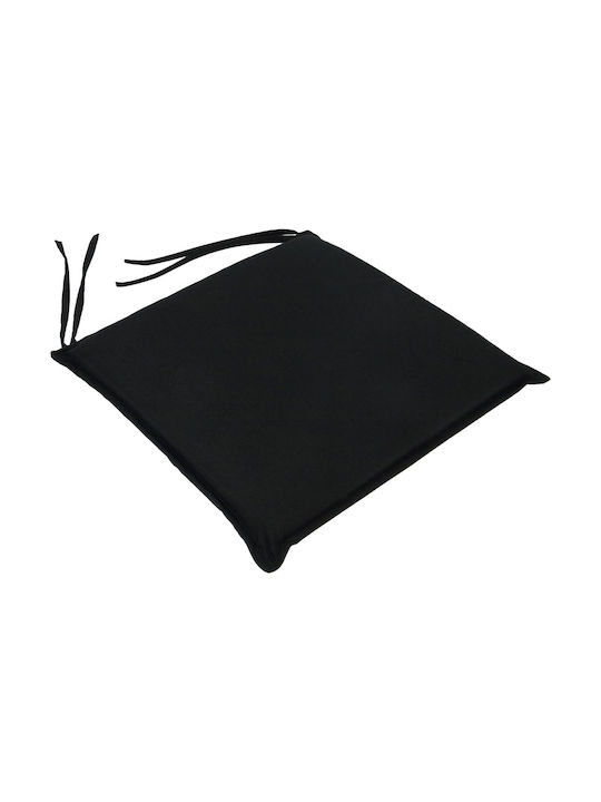 Garden Chair Cushion Black 40x40cm.