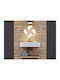 854299 Badezimmerspiegel Set 20x20cm