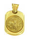 Mertzios.gr Charm Zodiac Sign from Gold 14K