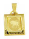 Mertzios.gr Charm Zodiac Sign from Gold 14K