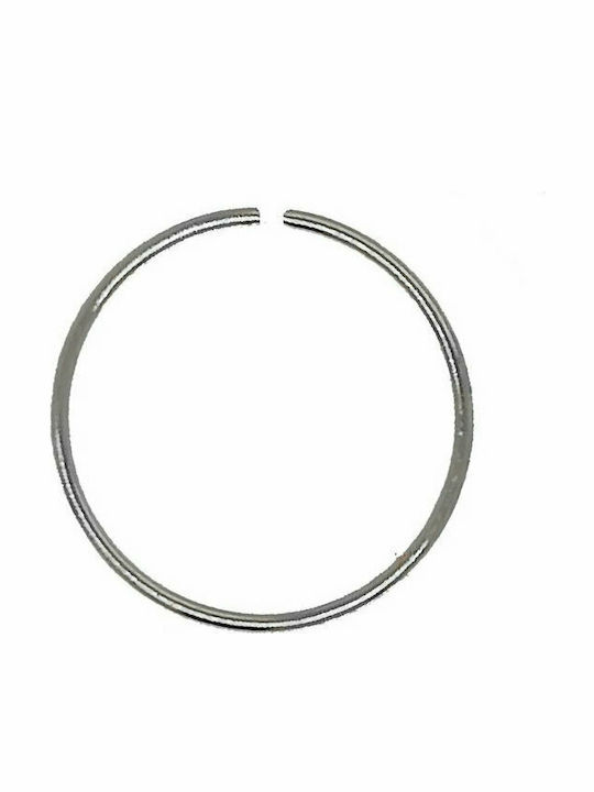 Mertzios.gr Nasenpiercing aus 14K Weißgold 11mm