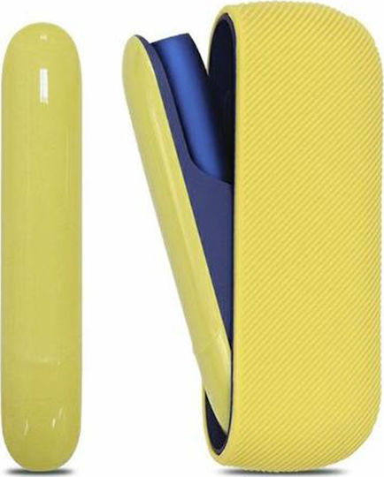 Θήκη Σιλικόνης Grip για Iqos 3.0/ 3.0 DUO Κίτρινη