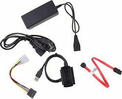 DM-1993 USB zu IDE 2.5 / 3.5 + SATA Konverter Schwarz