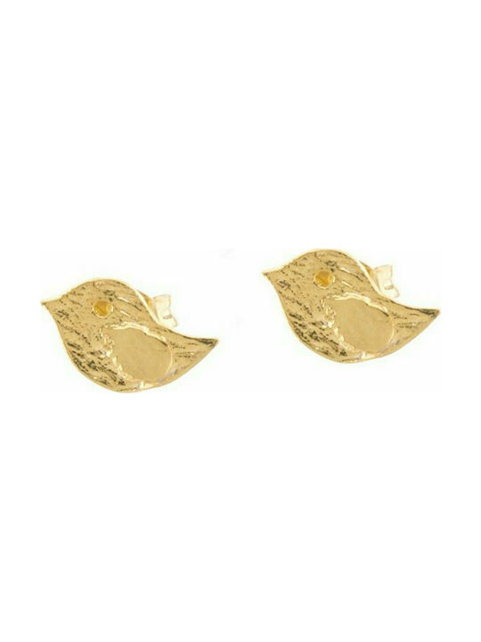 Earrings made of Silver Gold Plated