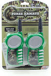 Joc de Spionaj Walkie Talkie Tactical Green pentru 5+ Ani